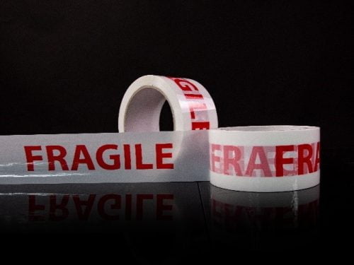 Bandă adezivă imprimată